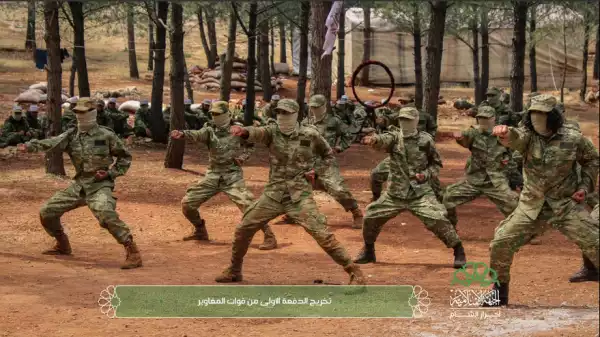 Militant Group Unveils Its First Set Of Graduates From Its Terrorist Camp (Photos)